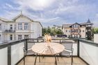  Villa Sanke App. Sonnenschein nur 200 Meter zum Strand mit Balkon Ahlbeck - Balkon
