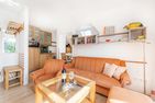  Villa Sanke App. Sonnenschein nur 200 Meter zum Strand mit Balkon Ahlbeck - Wohnzimmer