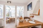  Villa Sanke App. Seeblick nur 200 Meter zum Strand mit Ostseeblick Ahlbeck - Wohnzimmer