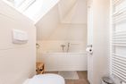  Villa Sanke App. Seeblick nur 200 Meter zum Strand mit Ostseeblick Ahlbeck - Badezimmer