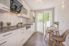  Ferienwohnung Lieblingseck nur 400 m zum Strand mit Balkon Heringsdorf - Küche / Küchenzeile
