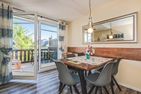  Ferienwohnung Inselzeit auf 2 Etagen mit Strandkorb und Balkon Loddin - Küche / Küchenzeile