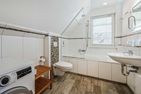  Ferienwohnung Inselzeit auf 2 Etagen mit Strandkorb und Balkon Loddin - Badezimmer