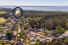  Ferienwohnung Inselzeit auf 2 Etagen mit Strandkorb und Balkon Loddin - Vogelperspektive