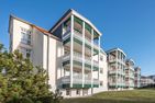  Ferienwohnung Koralle nur 500 m zum Strand mit Balkon Koserow - Fassade / Eingang