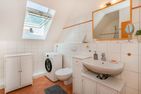  Ferienhaus Wiesenblick mit Kamin, Terrasse, Badewanne und Dusche Korswandt - Badezimmer