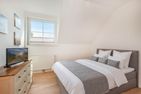  Ferienhaus Wiesenblick mit Kamin, Terrasse, Badewanne und Dusche Korswandt - Schlafzimmer