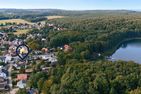  Ferienhaus Wiesenblick mit Kamin, Terrasse, Badewanne und Dusche Korswandt - Vogelperspektive