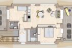  Ferienwohnung TheViewG03 Wyk Dagebüll Dagebüll - Grundriss