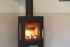  Ferienhaus auf der kleinen Gaarde Ockholm Dagebüll - Kamin-/Ofen
