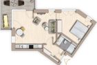  Ferienwohnung TheViewA08 Belvedere Nordsee Dagebüll Dagebüll - Grundriss