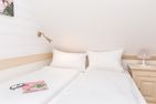  Kleine Perle auf Amrum Norddorf - Schlafzimmer der Ferienwohnung Kleine Perle in Norddorf