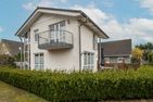  Ferienwohnung Nordwind mit Badewanne, Dusche und Terrasse Heringsdorf - Fassade / Eingang