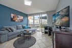 Ferienwohnung Nordwind mit Badewanne, Dusche und Terrasse Heringsdorf - Wohnzimmer