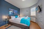  Ferienwohnung Nordwind mit Badewanne, Dusche und Terrasse Heringsdorf - Schlafzimmer