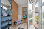  Ferienwohnung Nordwind mit Badewanne, Dusche und Terrasse Heringsdorf - Fassade / Eingang