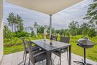  Ferienwohnung Haffkoje Fitness, Sauna und Kinderspielbereich Zirchow An der Haffküste - Terrasse