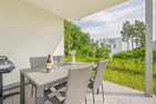  Ferienwohnung Haffkoje Fitness, Sauna und Kinderspielbereich Zirchow An der Haffküste - Terrasse