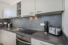  Ferienwohnung Haffkoje Fitness, Sauna und Kinderspielbereich Zirchow An der Haffküste - Küche / Küchenzeile