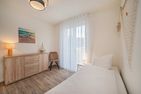  Ferienwohnung Klippenblick mit Sauna, Kinderspielbereich und Fitnessraum Zirchow An der Haffküste - Schlafzimmer