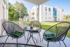  Ferienwohnung Klippenblick mit Sauna, Kinderspielbereich und Fitnessraum Zirchow An der Haffküste - Terrasse