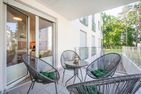  Ferienwohnung Klippenblick mit Sauna, Kinderspielbereich und Fitnessraum Zirchow An der Haffküste - Terrasse