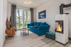  Ferienwohnung Meerzeit mit Sauna, Balkon und Wellnessbereich Zirchow An der Haffküste - Wohnzimmer