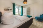  Ferienwohnung Meerzeit mit Sauna, Balkon und Wellnessbereich Zirchow An der Haffküste - Schlafzimmer