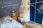  Ferienhaus Dorfhotel Wattwurm Ostfriesland - Schlafzimmer