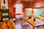  Ferienhaus Dorfhotel Wattwurm Ostfriesland - Kamin-/Ofen