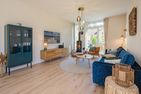  Ferienhaus Reethus bei den Wassern mit Sauna, Kamin und Terrasse Loddin - Wohnzimmer