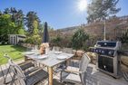  Ferienhaus Reethus bei den Wassern mit Sauna, Kamin und Terrasse Loddin - Terrasse