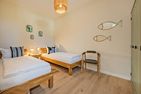  Ferienhaus Reethus bei den Wassern mit Sauna, Kamin und Terrasse Loddin - Schlafzimmer