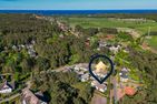  Ferienhaus Reethus bei den Wassern mit Sauna, Kamin und Terrasse Loddin - Vogelperspektive