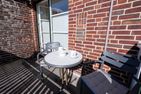 Bi Fries zu Hus Gode Stuv Büsum - Balkon