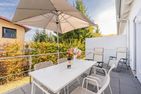  Ferienhaus Meeresrauschen nur 700 m zum Strand mit Terrasse Kölpinsee - Terrasse