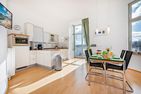  Ferienwohnung Seeschloss auf 2 Etagen mit Meerblick Heringsdorf - Wohnzimmer