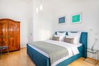 Ferienwohnung Seeschloss auf 2 Etagen mit Meerblick Heringsdorf - Schlafzimmer