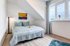  Ferienhaus Nordhorn mit Sonnenterrasse, 2 Schlafzimmern & Strandkorb Kölpinsee - Schlafzimmer