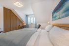  Ferienhaus Nordhorn mit Sonnenterrasse, 2 Schlafzimmern & Strandkorb Kölpinsee - Schlafzimmer