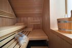  Störtebekers Reethus mit Sauna, Kamin und Terrasse Loddin - Sauna