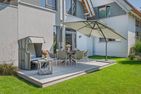  Störtebekers Reethus mit Sauna, Kamin und Terrasse Loddin - Terrasse