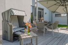  Störtebekers Reethus mit Sauna, Kamin und Terrasse Loddin - Terrasse