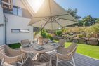  Störtebekers Reethus mit Sauna, Kamin und Terrasse Loddin - Terrasse