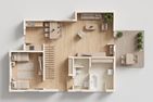  Störtebekers Reethus mit Sauna, Kamin und Terrasse Loddin - Grundriss
