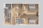  Störtebekers Reethus mit Sauna, Kamin und Terrasse Loddin - Grundriss