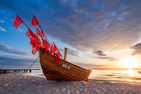 Störtebekers Reethus mit Sauna, Kamin und Terrasse Loddin - Strand