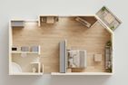 Haus Skanska App. Karlskrona mit Balkon und nur 100 m vom Strand entfernt Ahlbeck - Grundriss