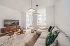 Haus Skanska App. Landskrona mit Balkon und nur 100 m bis zum Strand Ahlbeck - Wohnzimmer