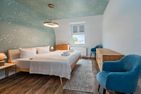 Haus Skanska App. Landskrona mit Balkon und nur 100 m bis zum Strand Ahlbeck - Schlafzimmer